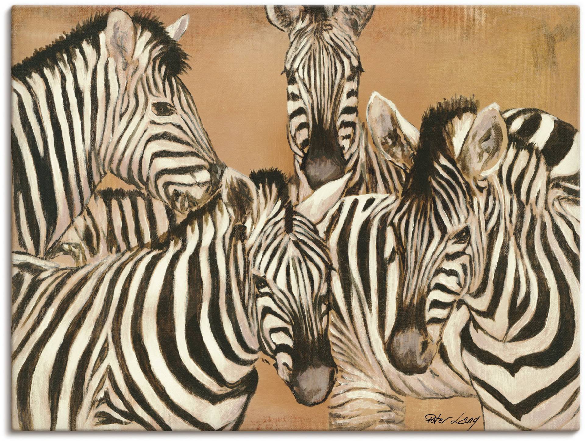 Artland Wandbild »Zebras«, Wildtiere, (1 St.) von Artland