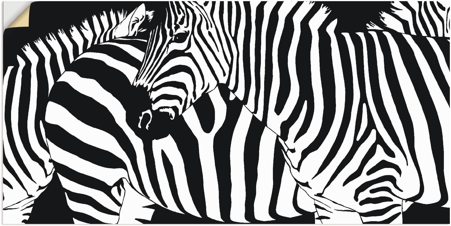 Artland Wandfolie »Zebrastreifen«, Wildtiere, (1 St.) von Artland