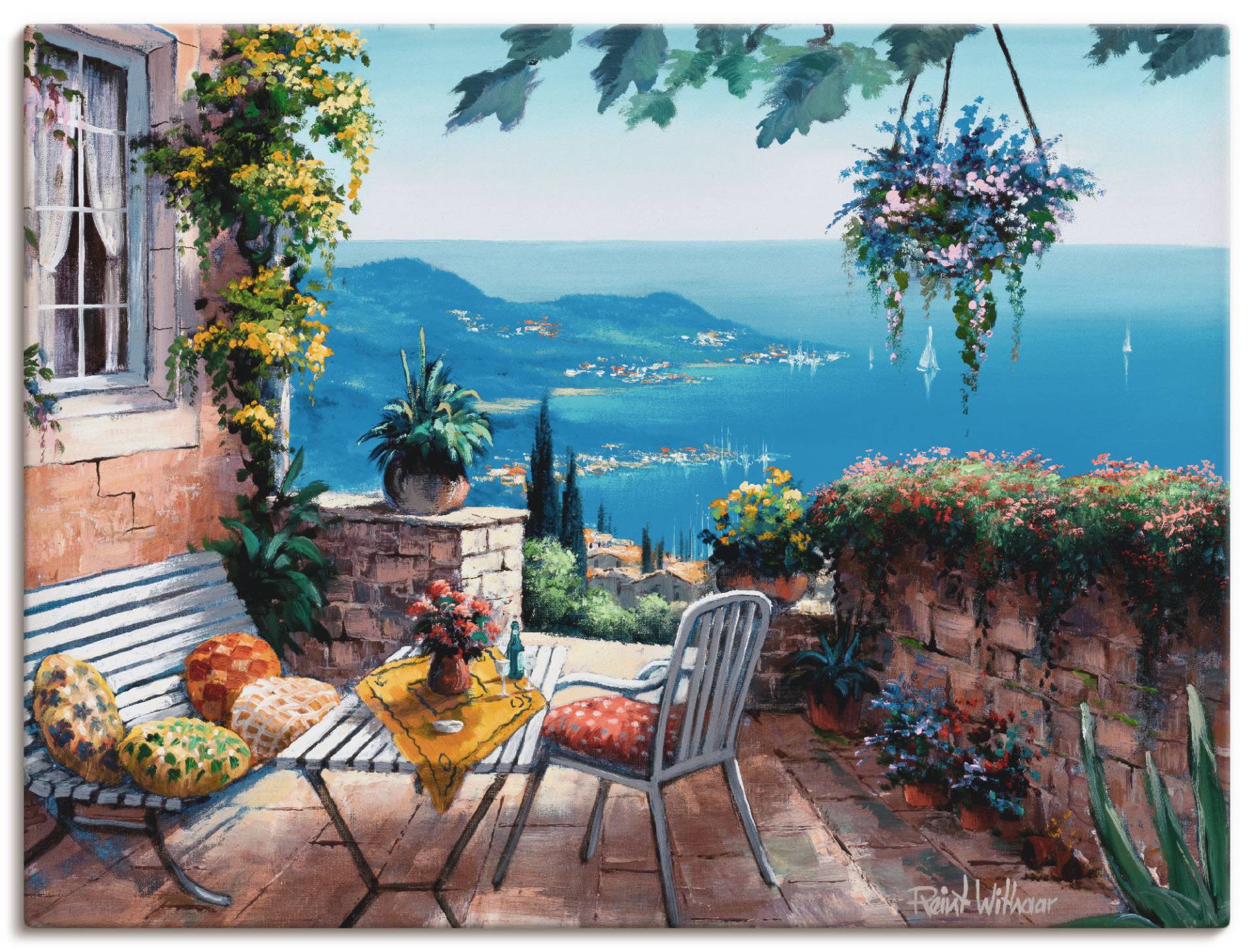 Artland Wandbild »Zeiten der Ruhe«, Garten, (1 St.), als Leinwandbild, Poster, Wandaufkleber in verschied. Grössen von Artland