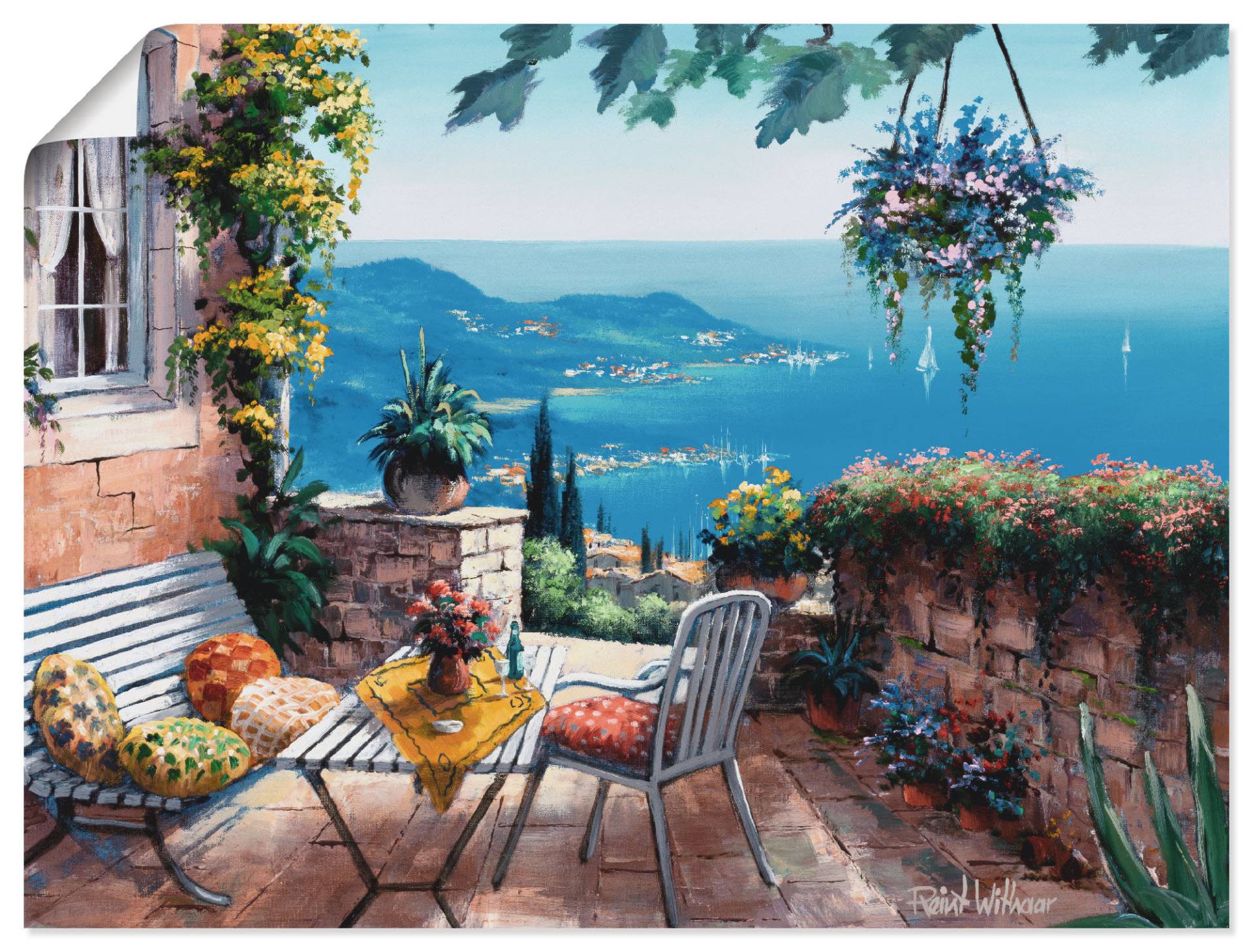 Artland Wandbild »Zeiten der Ruhe«, Garten, (1 St.), als Leinwandbild, Poster, Wandaufkleber in verschied. Grössen von Artland