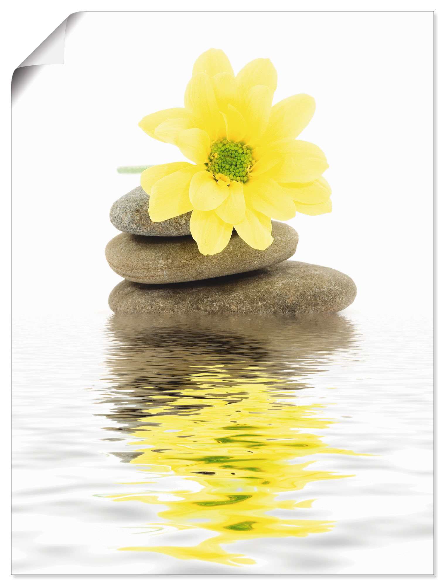 Artland Wandbild »Zen Spa Steine mit Blumen II«, Zen, (1 St.) von Artland