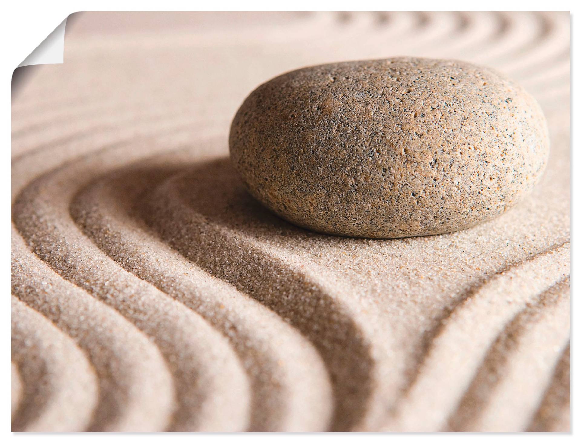 Artland Wandbild »Zen Stein«, Zen, (1 St.), als Leinwandbild, Poster in verschied. Grössen von Artland