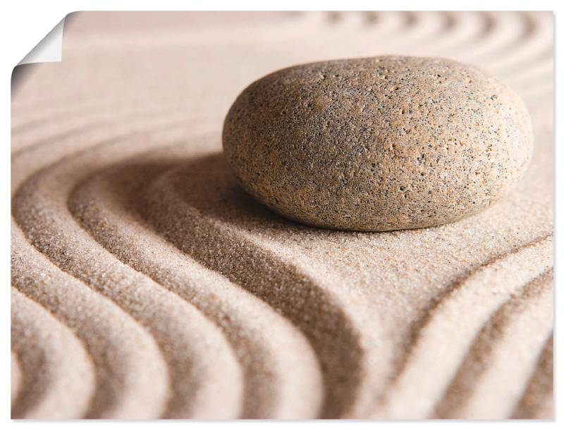 Artland Wandbild »Zen Stein«, Zen, (1 St.), als Leinwandbild, Poster in verschied. Grössen von Artland