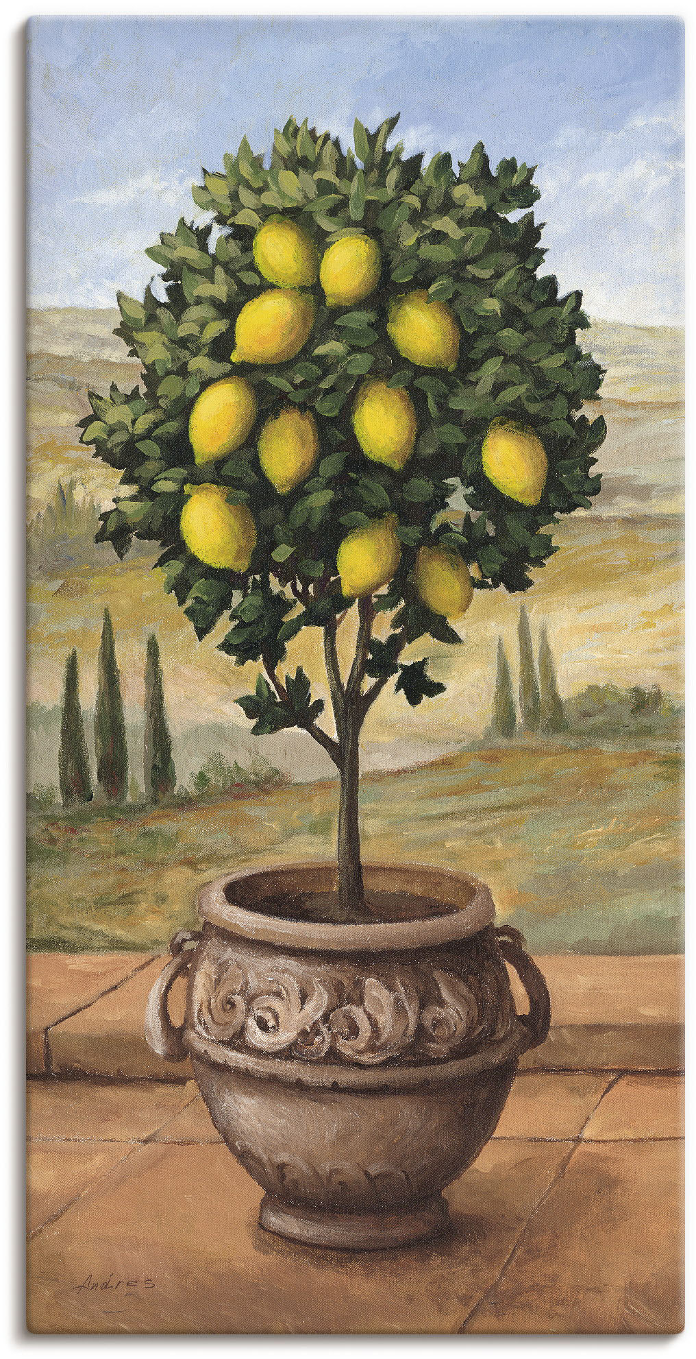 Artland Wandbild »Zitronenbaum«, Bäume, (1 St.), als Leinwandbild, Wandaufkleber in verschied. Grössen Artland Wandbild »Zitronenbaum«, Bäume, (1 St.), als Leinwandbild, Wandaufkleber in verschied. Grössen von Artland