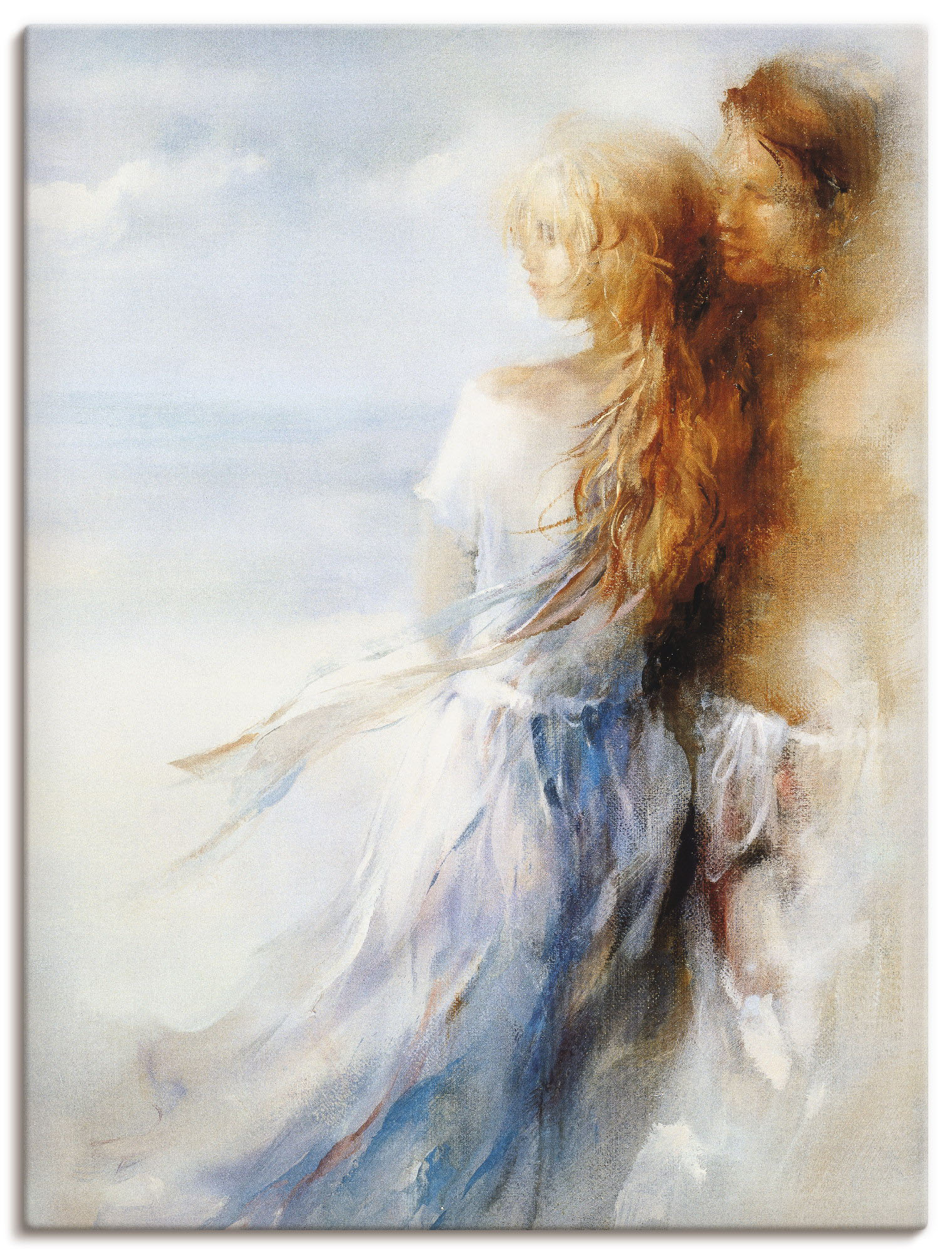 Artland Wandbild »Zusammen«, Paar, (1 St.), als Leinwandbild, Poster in verschied. Grössen von Artland