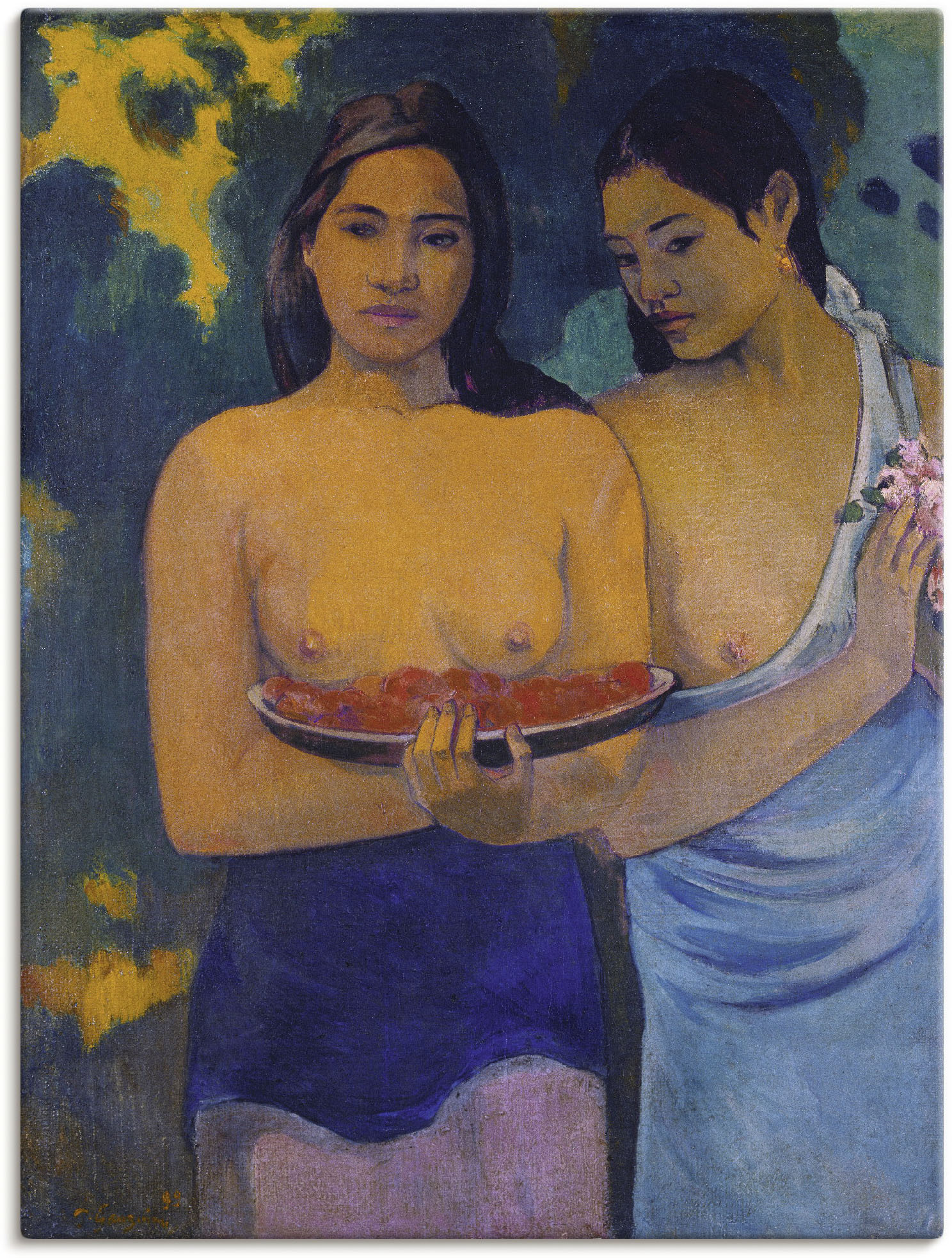 Artland Wandbild »Zwei Frauen von Tahiti. 1899«, Frau, (1 St.) von Artland