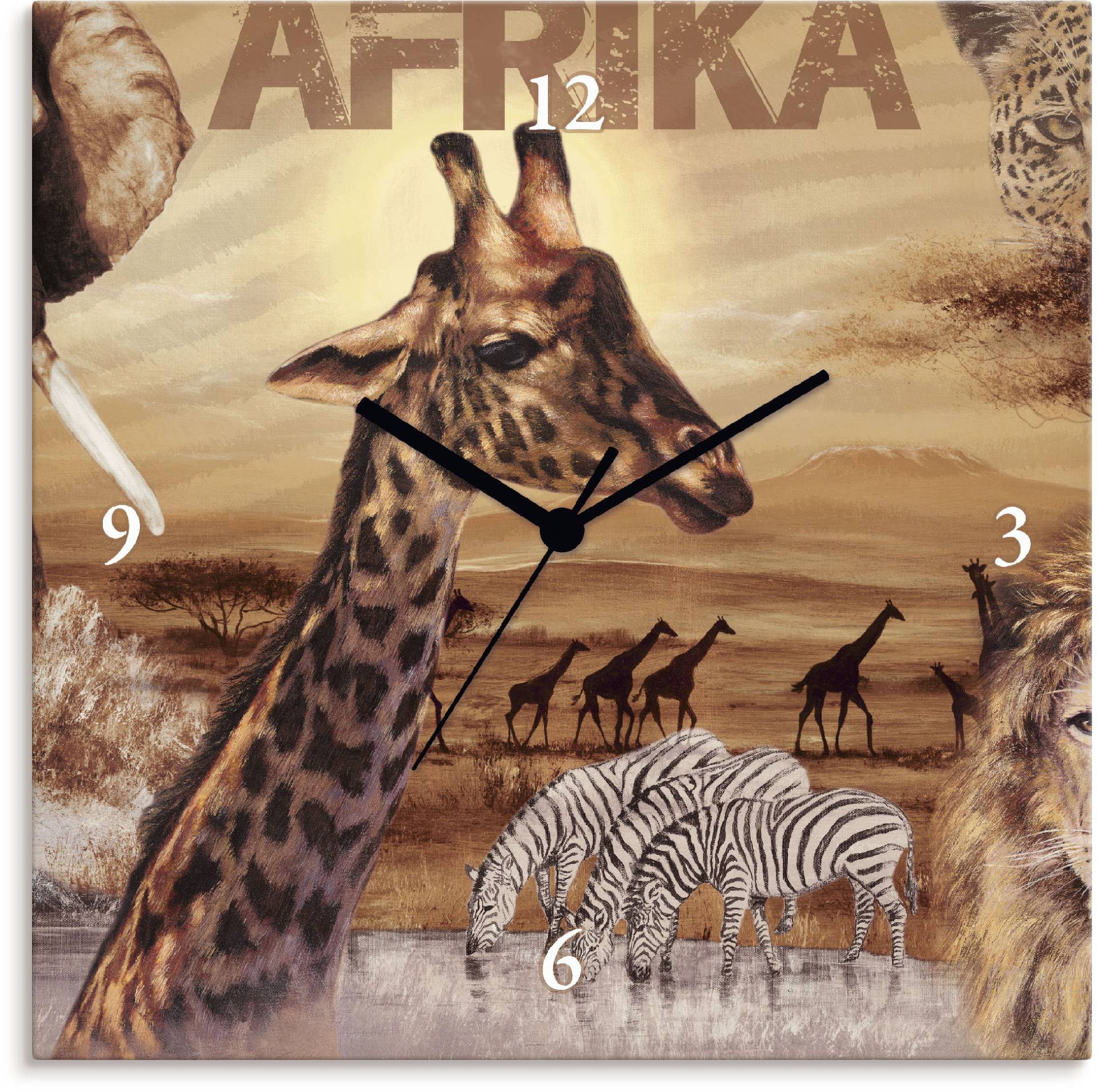 Artland Wanduhr »Afrika« von Artland