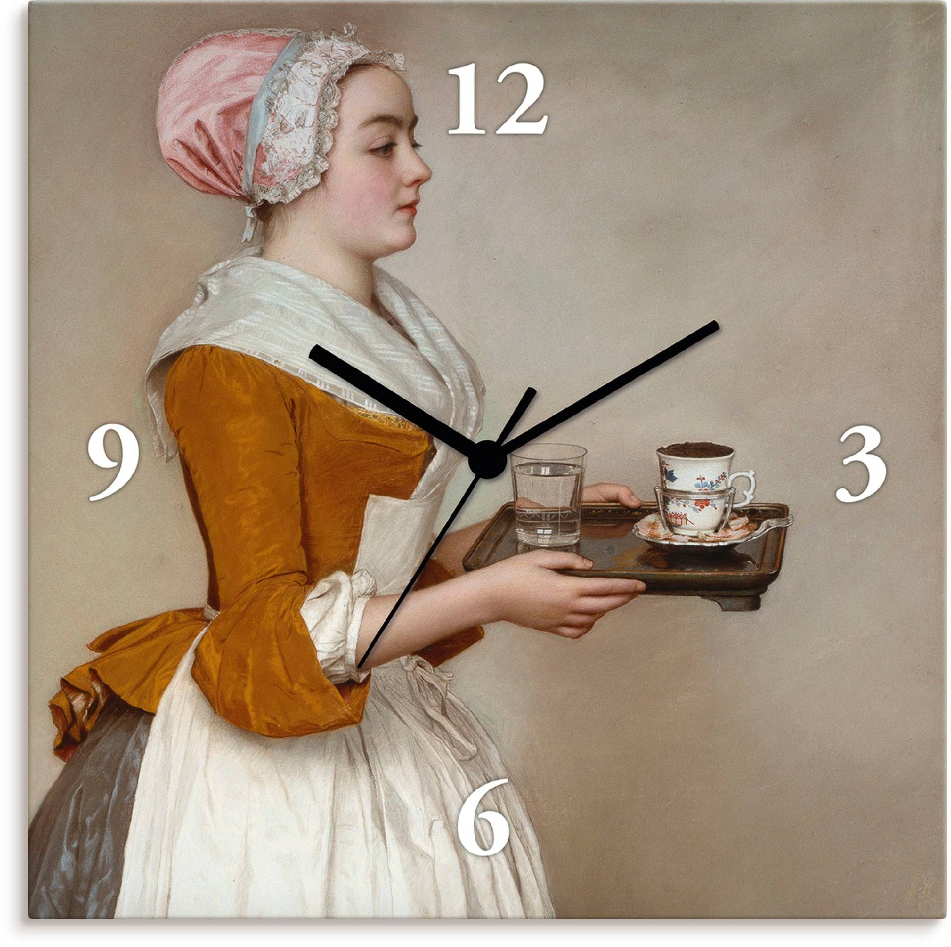Artland Wanduhr »Das Schokoladenmädchen. Um 1744/45« von Artland