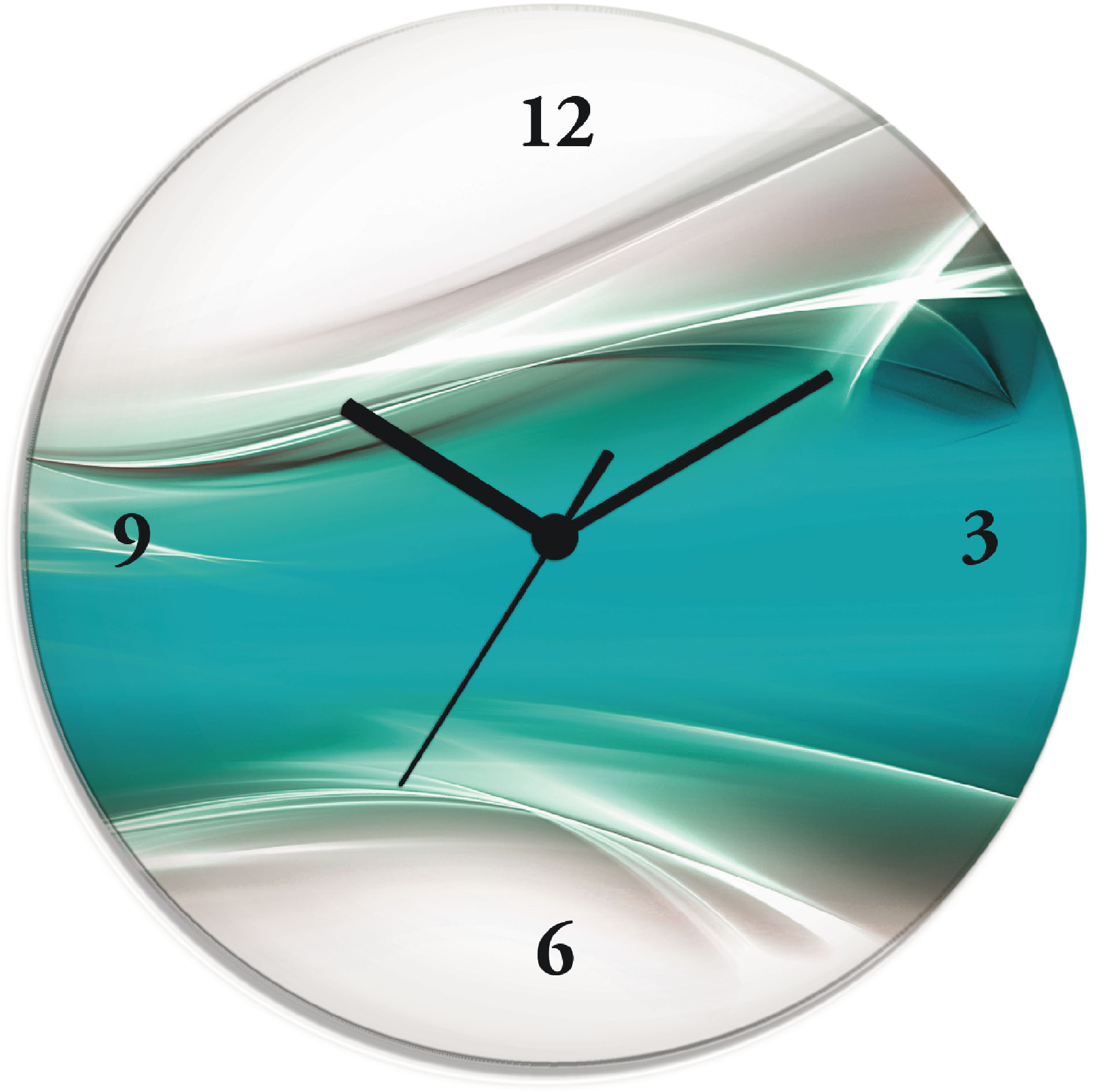 Artland Wanduhr »Kreatives Element«, wahlweise mit Quarz- oder Funkuhrwerk, lautlos ohne Tickgeräusche von Artland