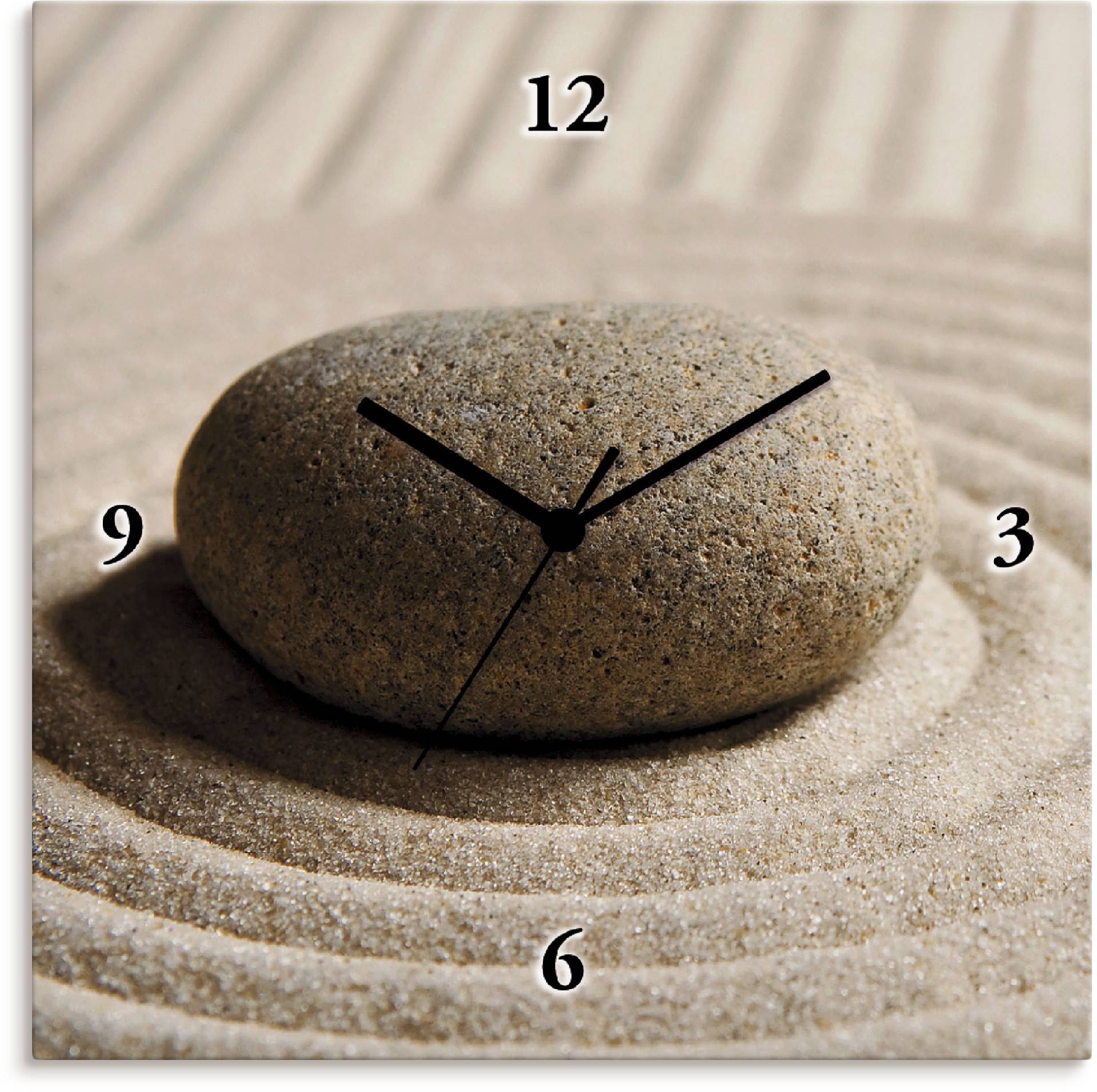 Artland Wanduhr »Mini Zen Garten - Sand« von Artland