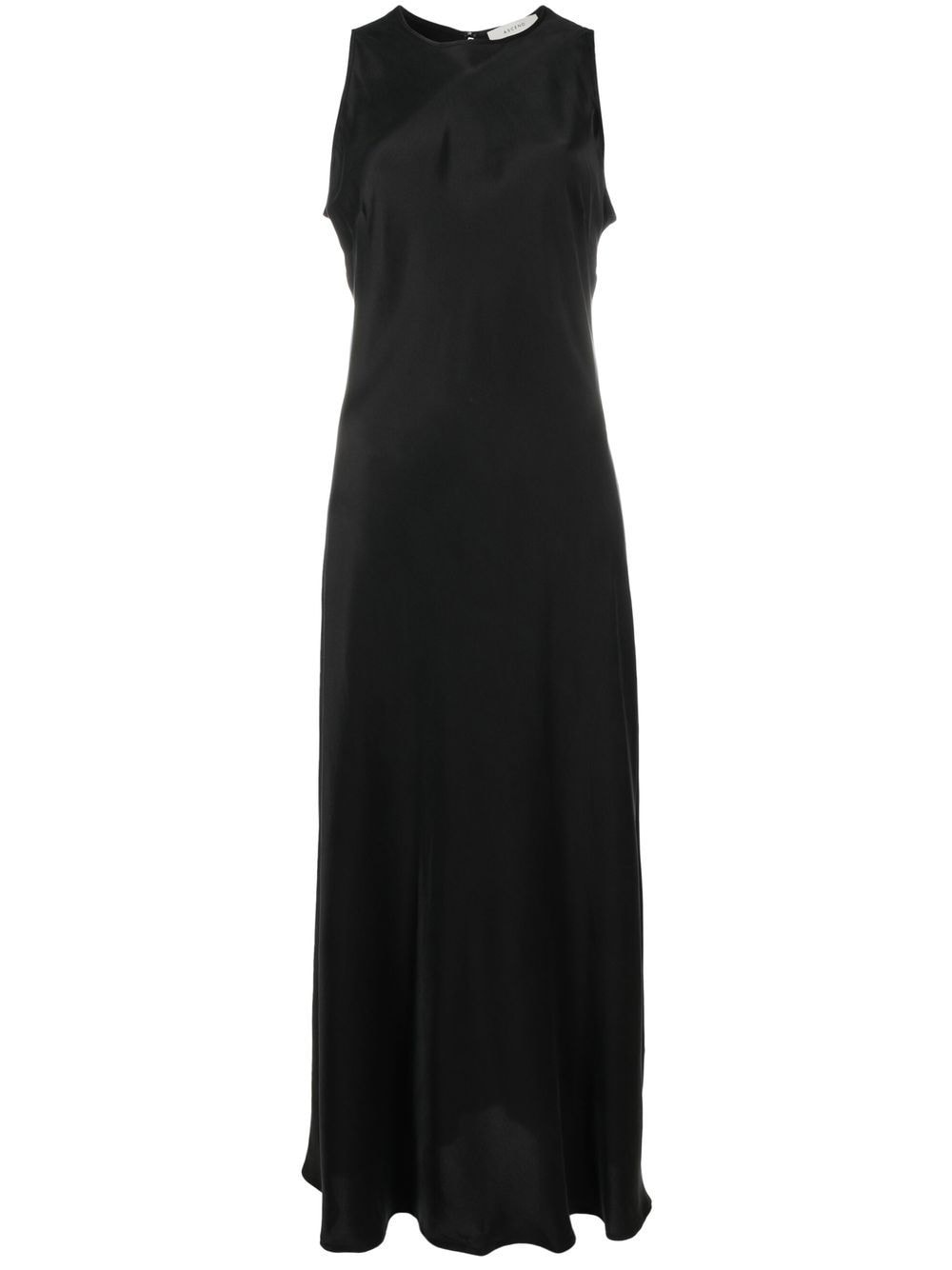 Asceno Valencia silk slip dress - Black von Asceno