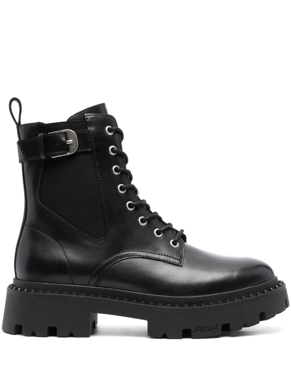 Ash 40mm lace-up leather boots - Black von Ash