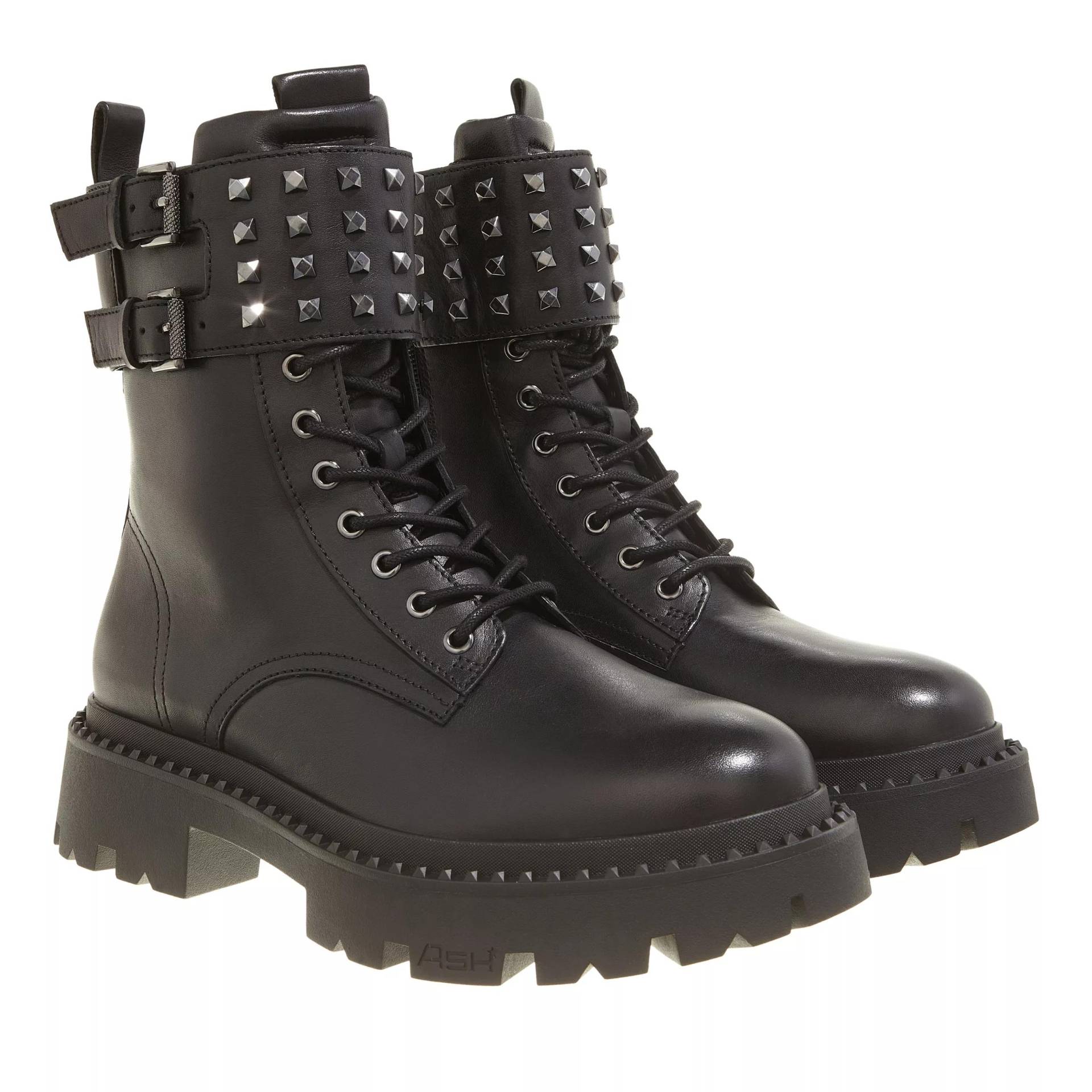 Ash Boots & Stiefeletten - Gun Studs - Gr. 37 (EU) - in Schwarz - für Damen von Ash