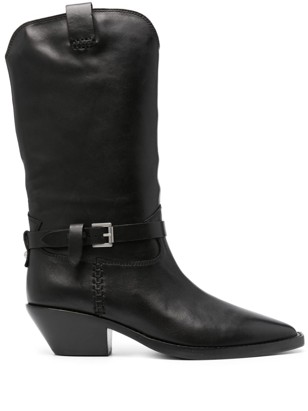 Ash Duran 55mm leather boots - Black von Ash