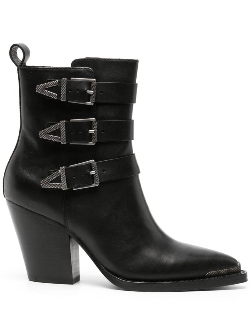 Ash Edwin 90mm ankle boots - Black von Ash