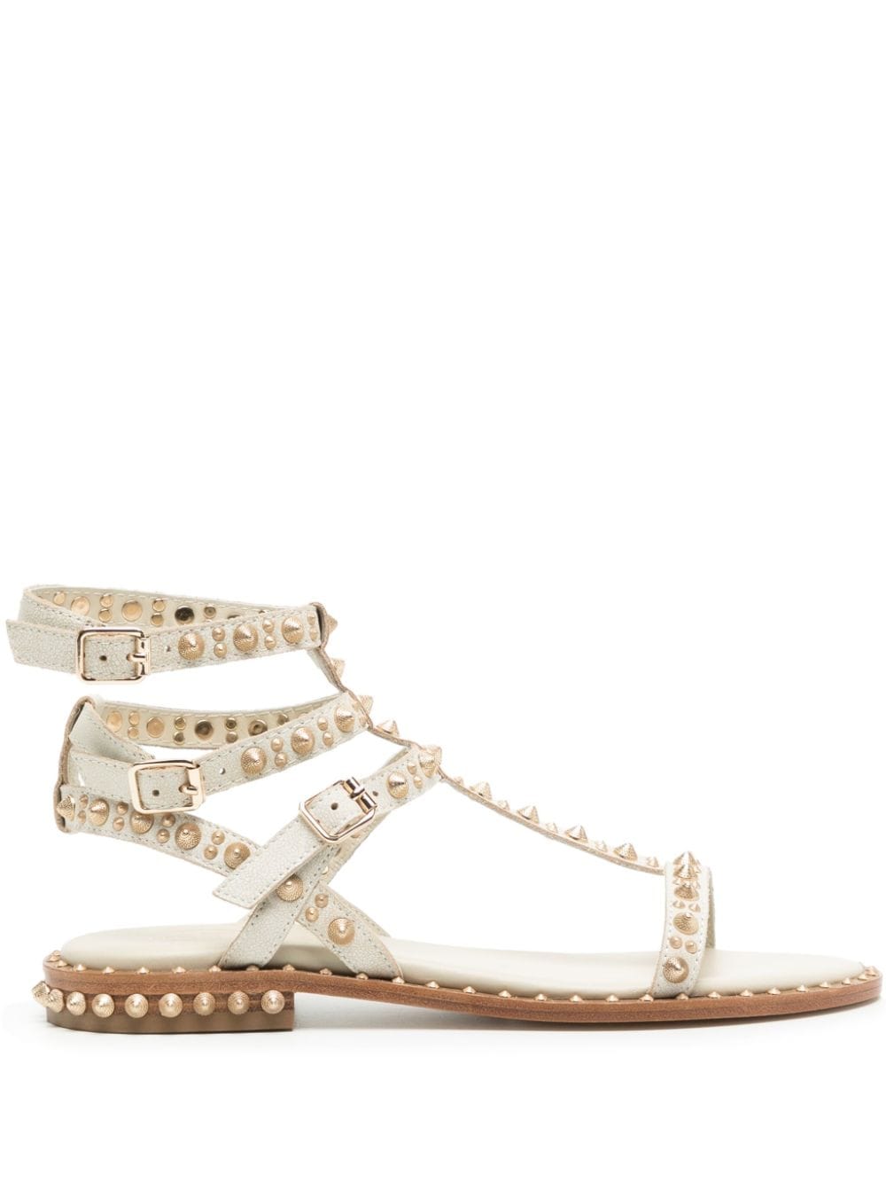 Ash Pepper stud-embellishment sandals - Neutrals von Ash