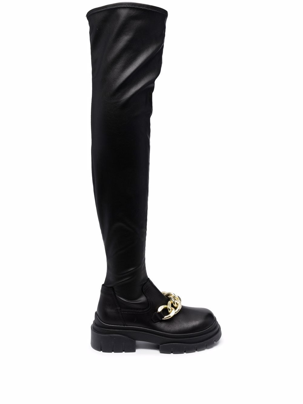 Ash chain-detail knee-high boots - Black von Ash