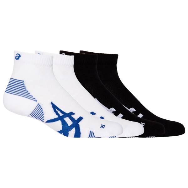 Asics - 2-Pack Cushion Run Quarter Sock - Laufsocken Gr III weiß von Asics