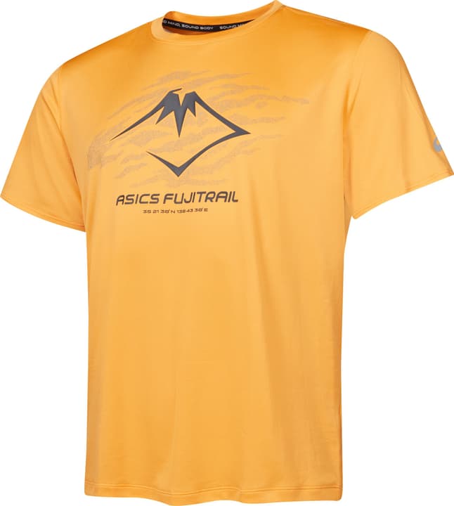 Asics Fujitrail Logo SS Top T-Shirt orange von Asics