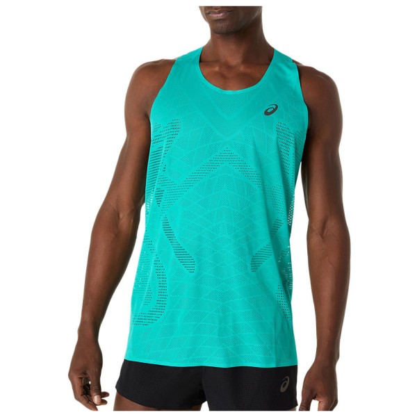 Asics - Metarun Singlet - Tank Top Gr M türkis von Asics