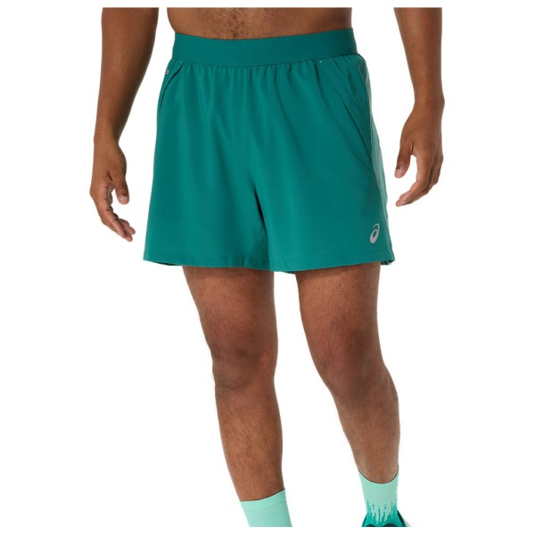Asics - Road 5'' Short - Laufshorts Gr M türkis/braun von Asics
