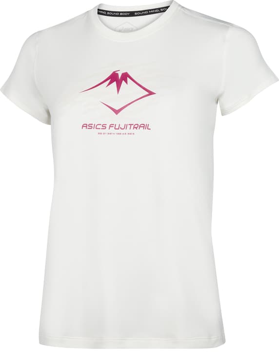 Asics W Fujitrail Logo SS Top T-Shirt sand von Asics