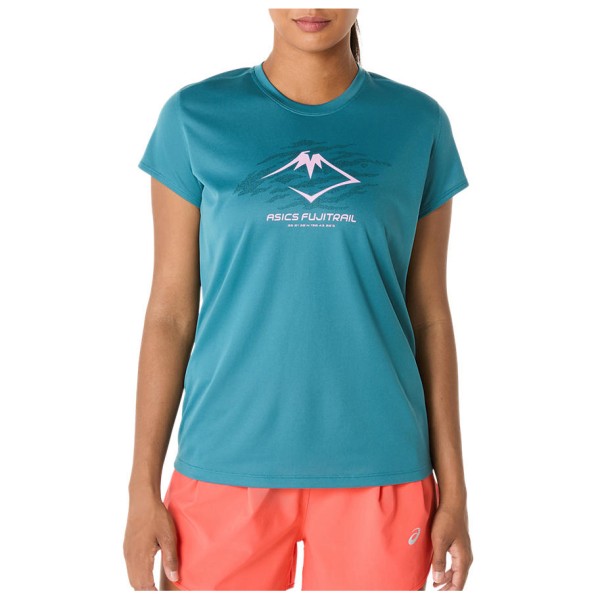 Asics - Women's Fujitrail Logo S/S Top - Laufshirt Gr XL türkis Asics - Women's Fujitrail Logo S/S Top - Laufshirt Gr XL türkis von Asics