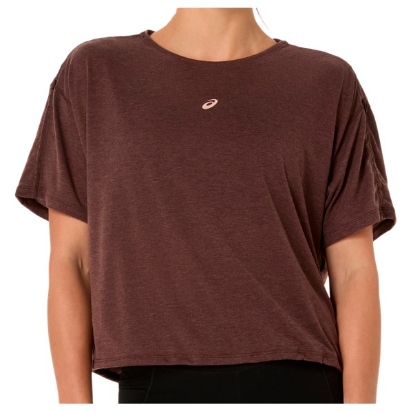 Asics - Women's Nagino Run Adjustable S/S Top - Laufshirt Gr XL braun von Asics