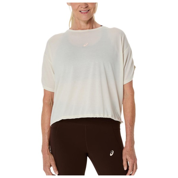Asics - Women's Nagino Run Adjustable S/S Top - Laufshirt Gr XS grau von Asics
