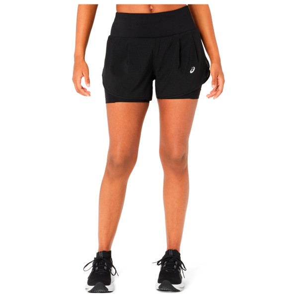 Asics - Women's Road 2-in-1 3,5'' Short - Laufshorts Gr XL schwarz von Asics