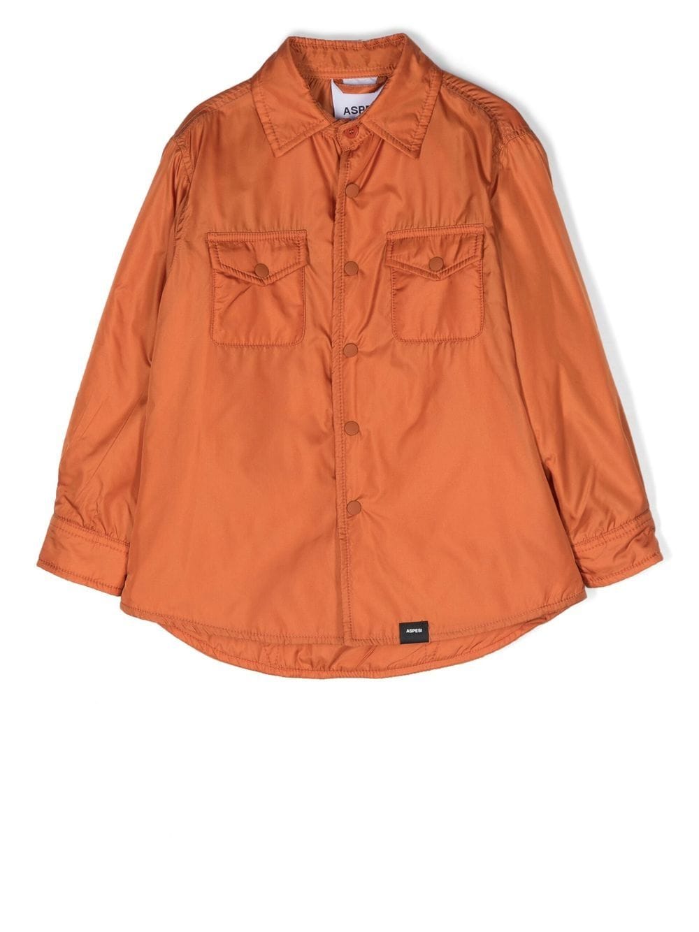 Aspesi Kids Iconic lightweight shirt jacket - Orange von Aspesi Kids