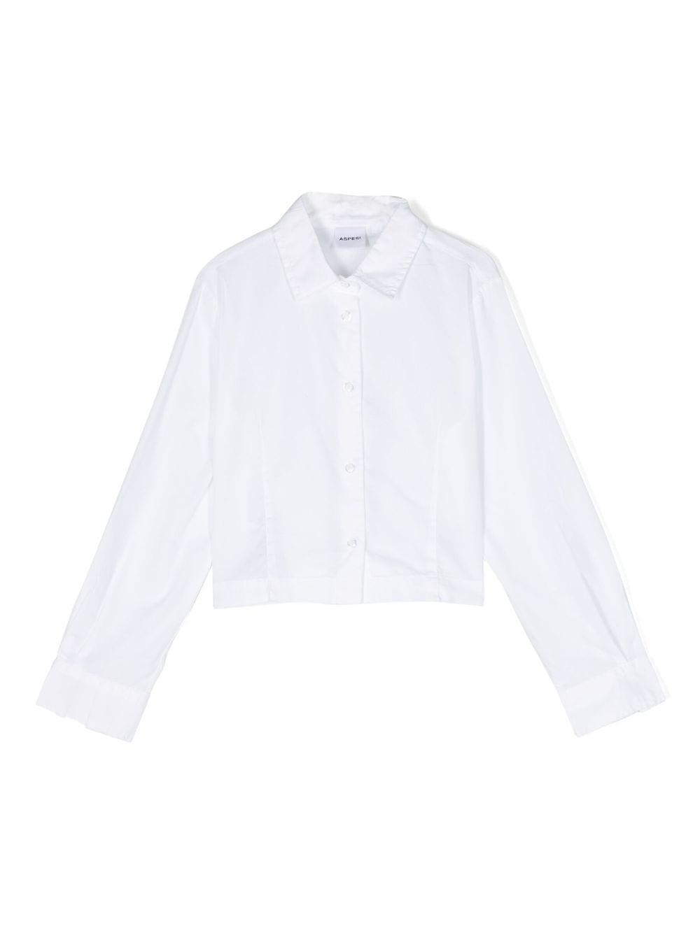 Aspesi Kids button-up long-sleeved shirt - White von Aspesi Kids