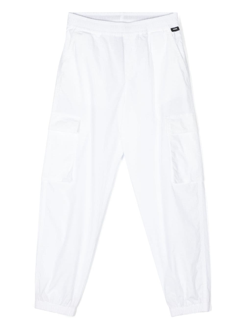 Aspesi Kids cargo-pockets cotton trousers - White von Aspesi Kids