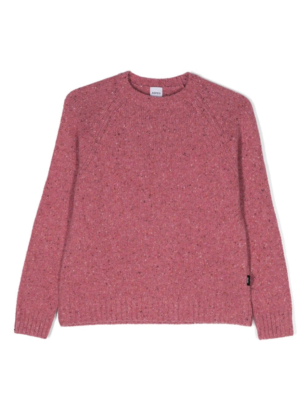 Aspesi Kids crew-neck wool-blend jumper - Pink von Aspesi Kids