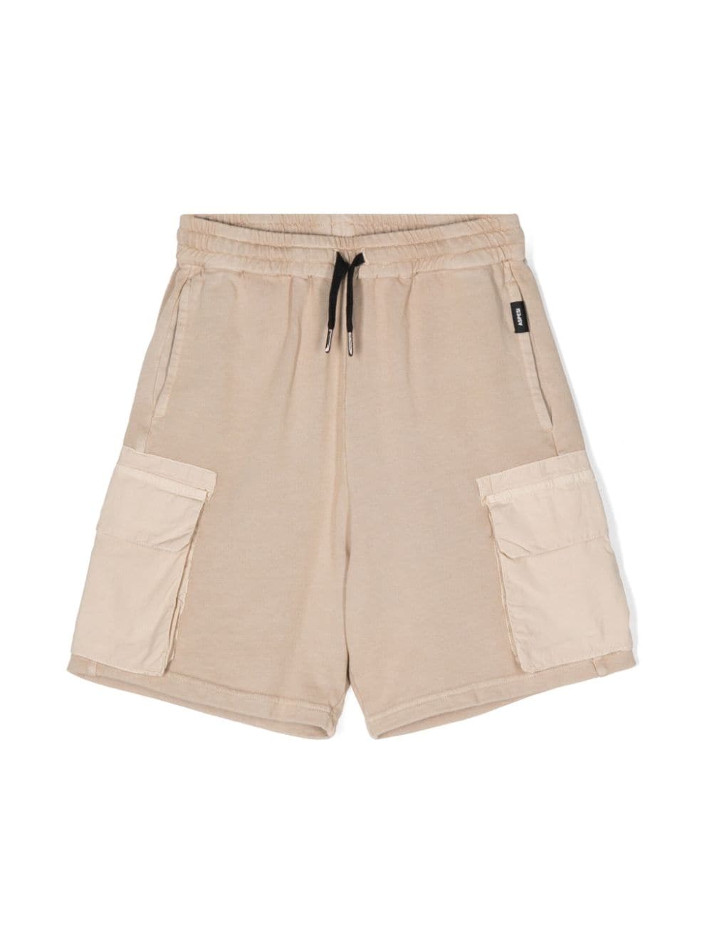 Aspesi Kids elasticated-waist cotton shorts - Neutrals von Aspesi Kids