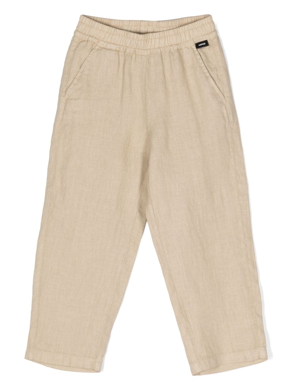 Aspesi Kids elasticated-waistband trousers - Neutrals von Aspesi Kids