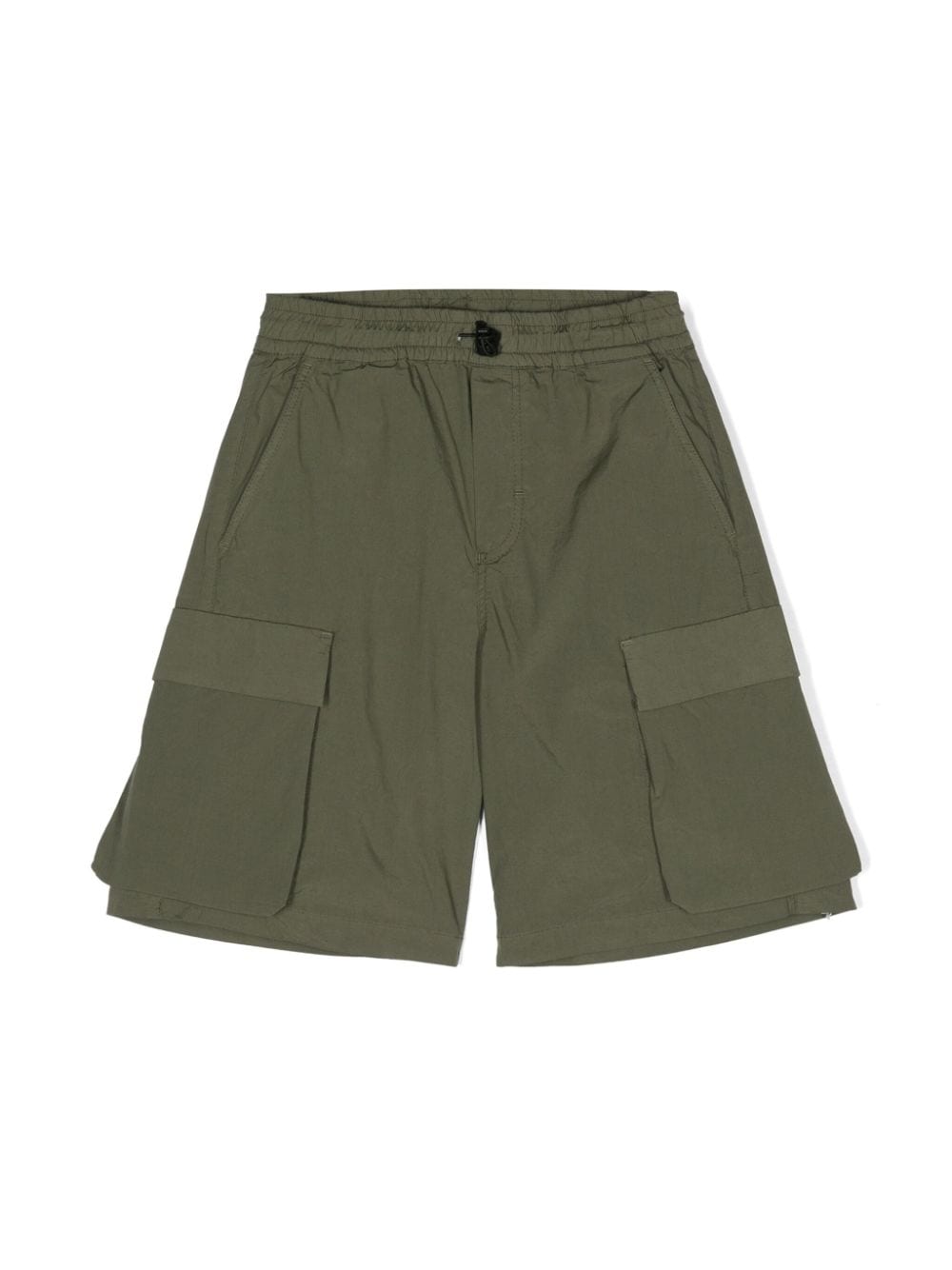 Aspesi Kids poplin cargo shorts - Green von Aspesi Kids