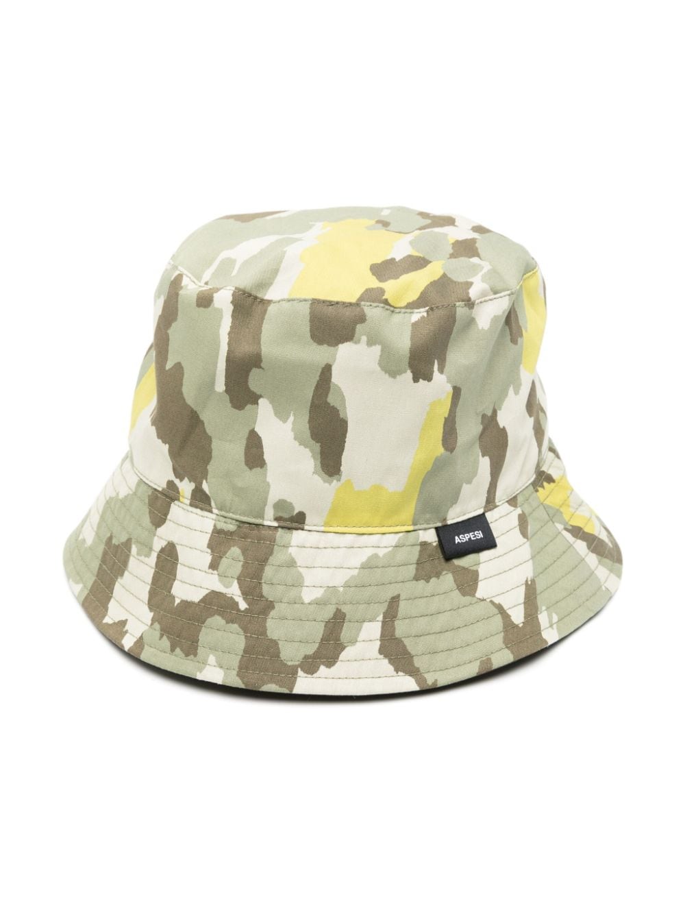 Aspesi Kids reversible camouflage-print bucket hat - Green von Aspesi Kids