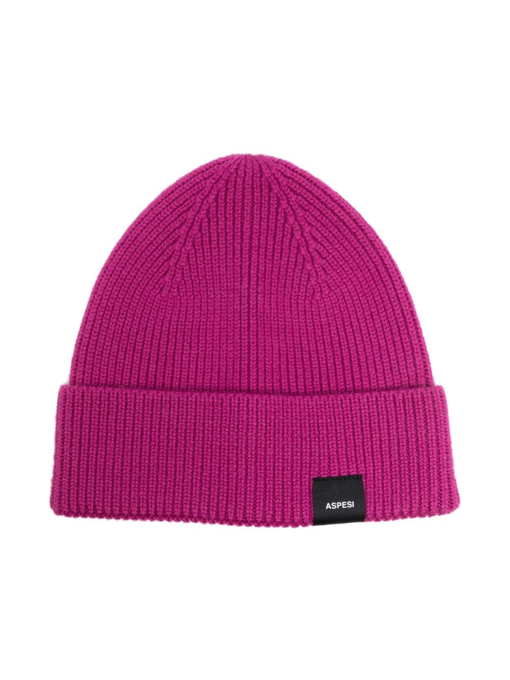 Aspesi Kids ribbed-knit wool beanie - Pink von Aspesi Kids