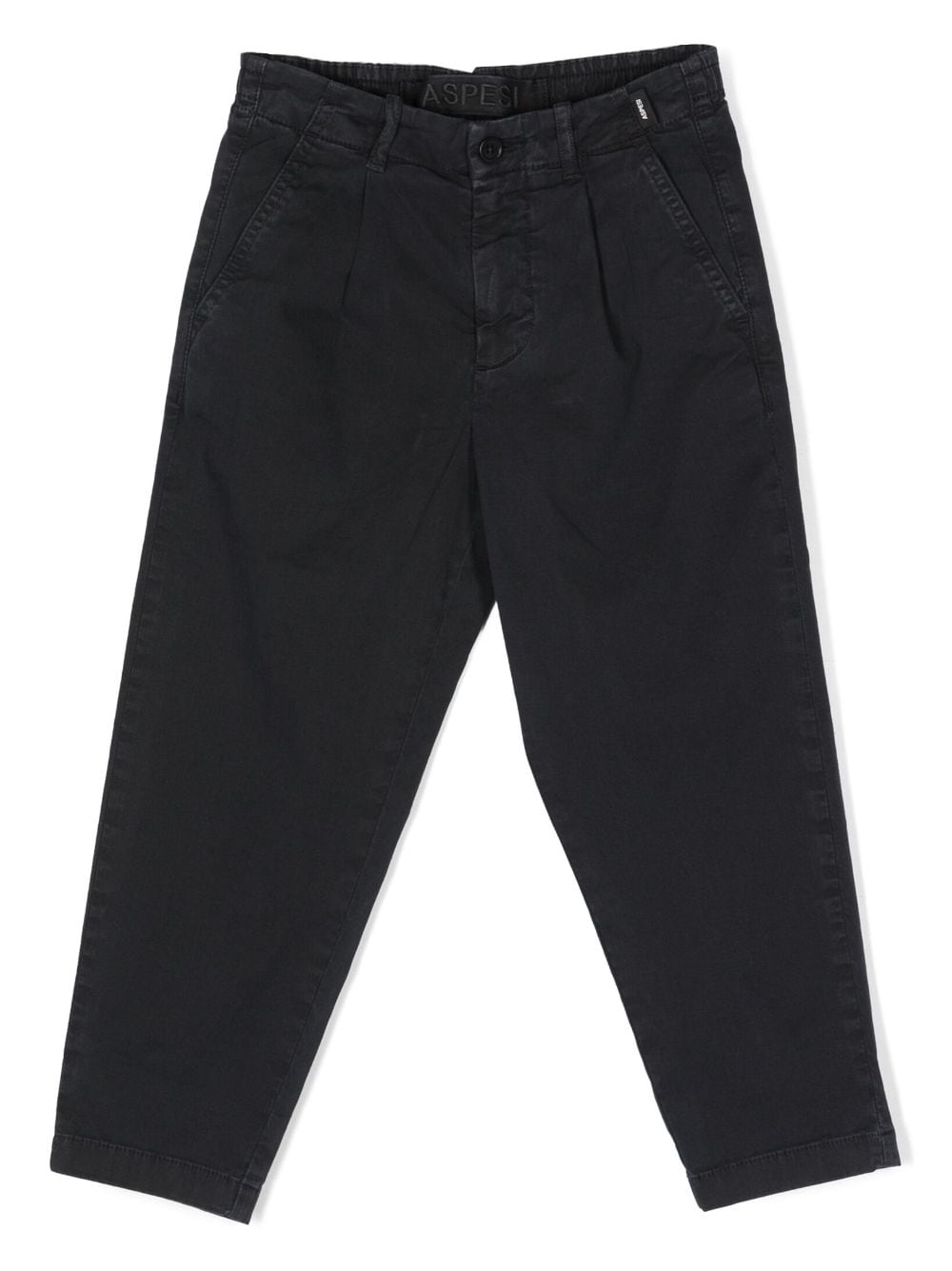 Aspesi Kids slim-cut chino trousers - Blue von Aspesi Kids