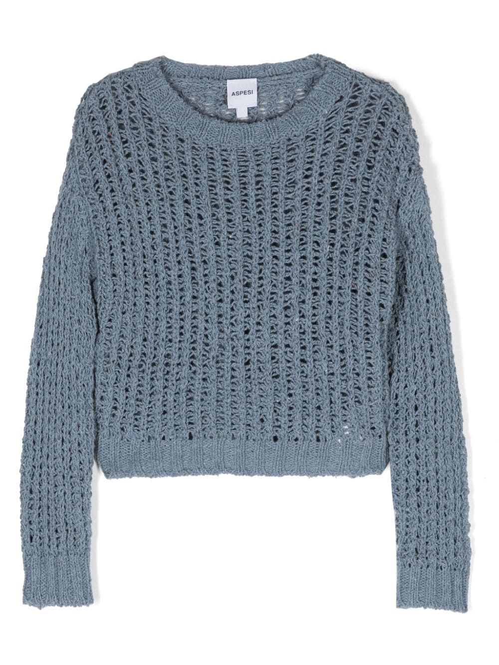 Aspesi Kids tricot open-knit jumper - Blue von Aspesi Kids