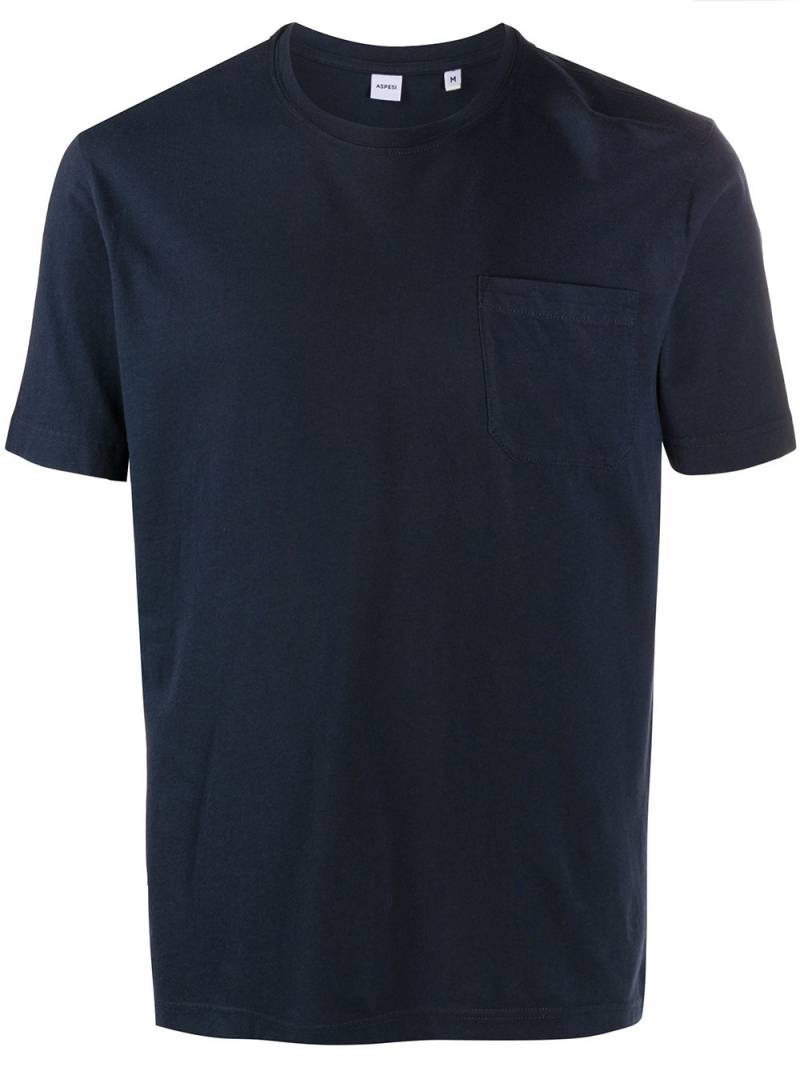ASPESI plain t-shirt - Blue von ASPESI