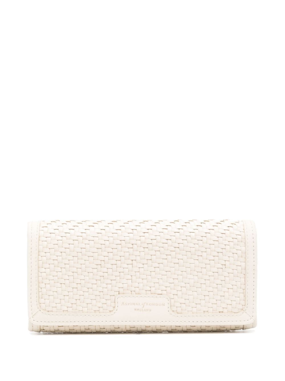 Aspinal Of London London Purse interwoven-leather wallet - Neutrals von Aspinal Of London