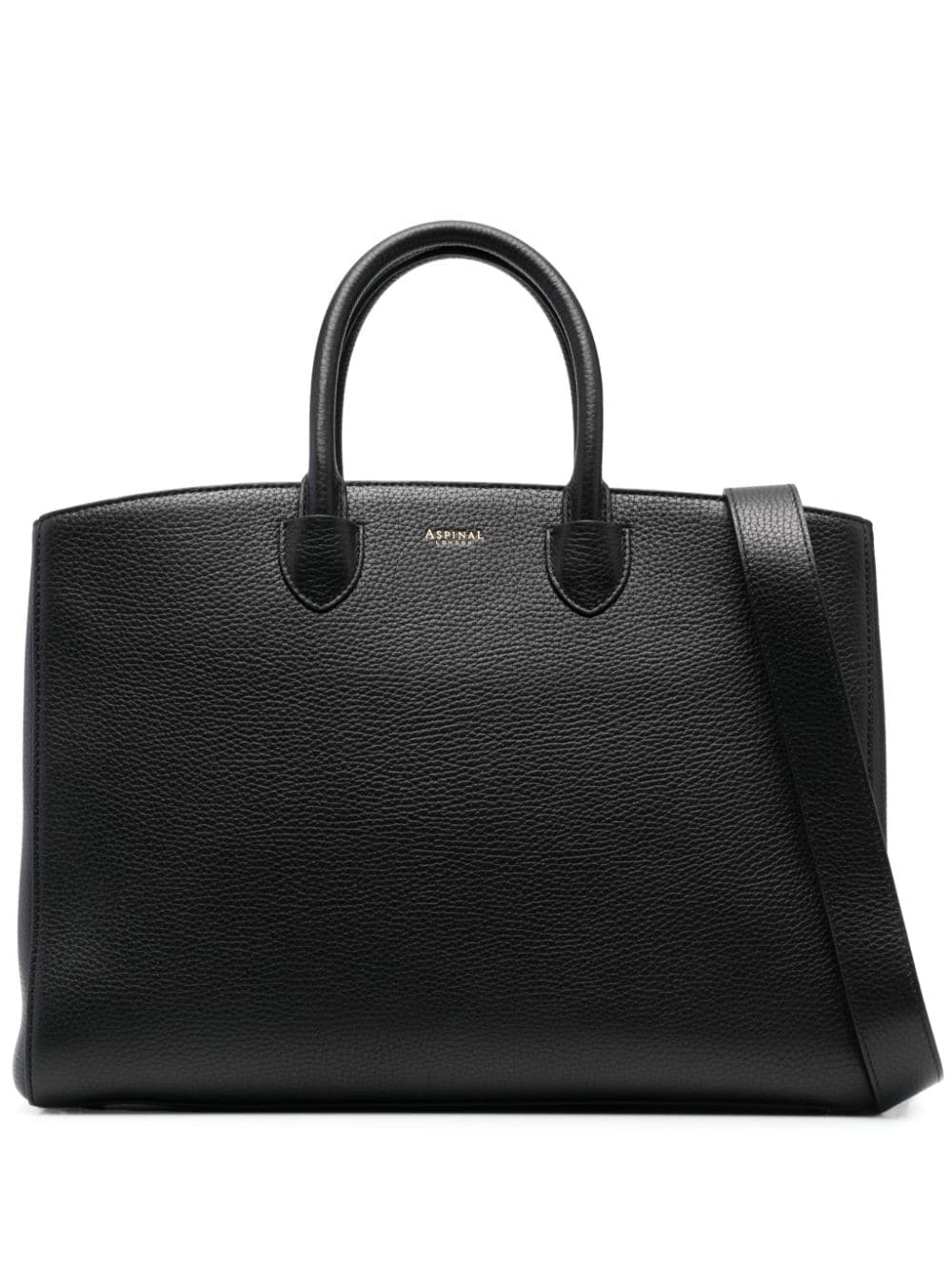 Aspinal Of London Madison pebbled-leather tote bag - Black von Aspinal Of London