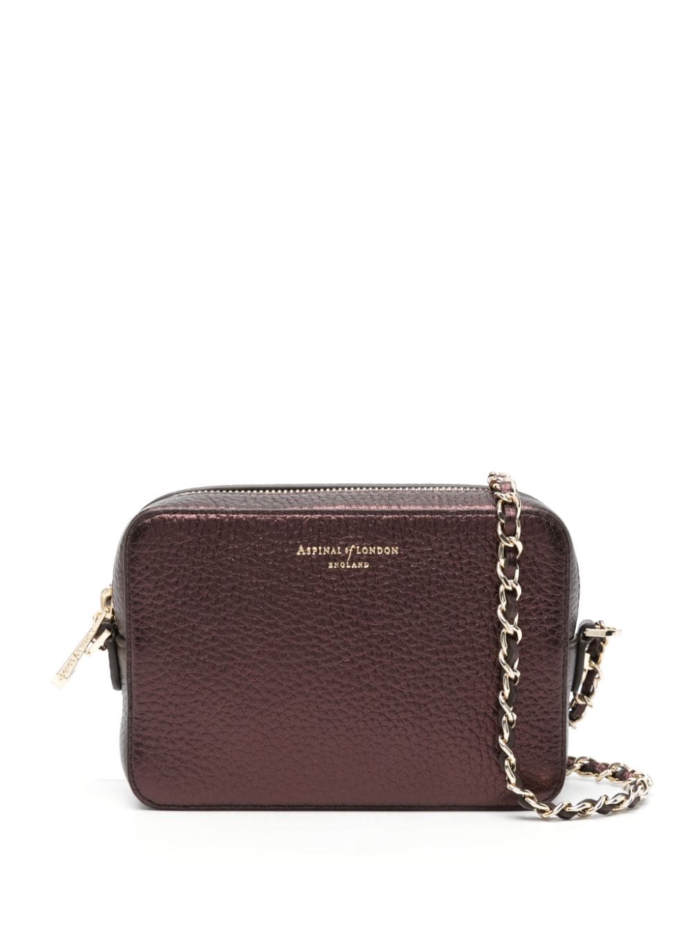 Aspinal Of London Milly leather crossbody bag - Brown von Aspinal Of London