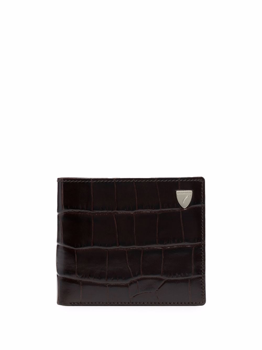 Aspinal Of London bi-fold leather wallet - Brown von Aspinal Of London