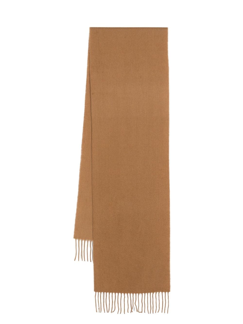 Aspinal Of London fringed cashmere scarf - Brown von Aspinal Of London