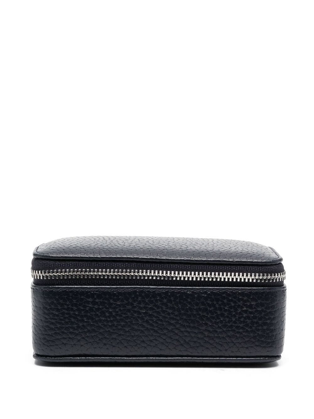 Aspinal Of London grained travel jewellery case - Blue von Aspinal Of London