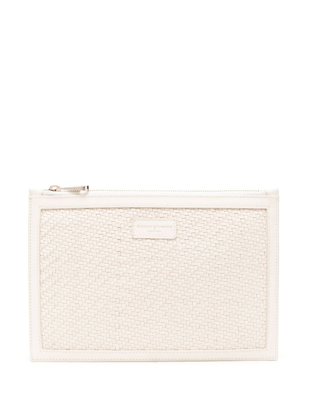 Aspinal Of London large Essential leather clutch bag - Neutrals von Aspinal Of London