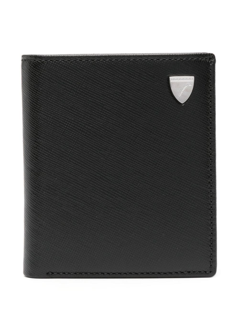 Aspinal Of London logo-plaque leather wallet - Black von Aspinal Of London